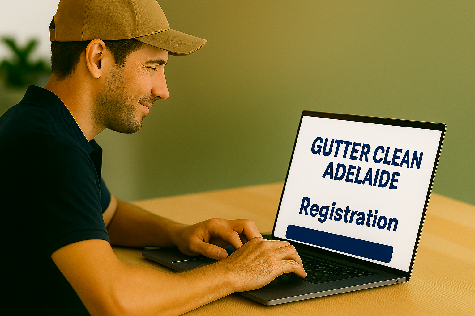 Join Gutter Clean Adelaide registration page